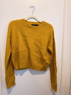 Forever 21 Mustard Yellow Crewneck Sweater